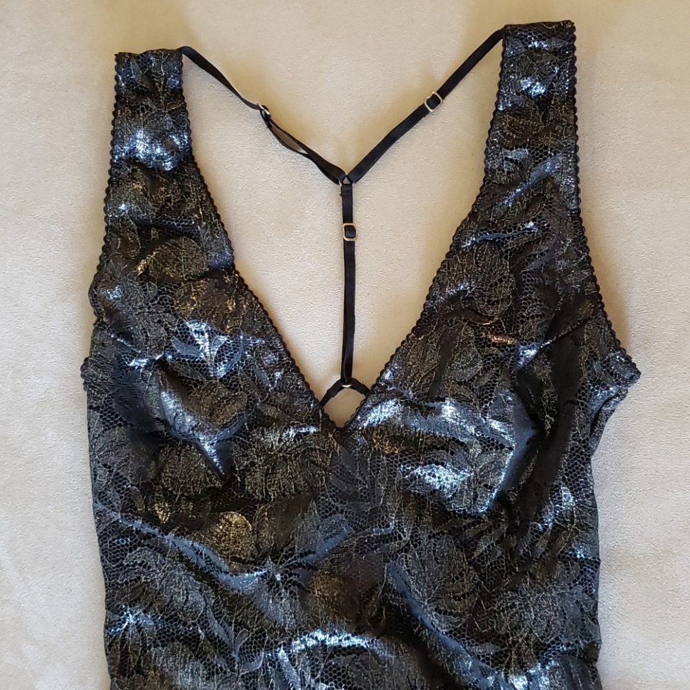 Victoria's Secret Sexy Black Lace Teddy Lingerie - Picture 3 of 6